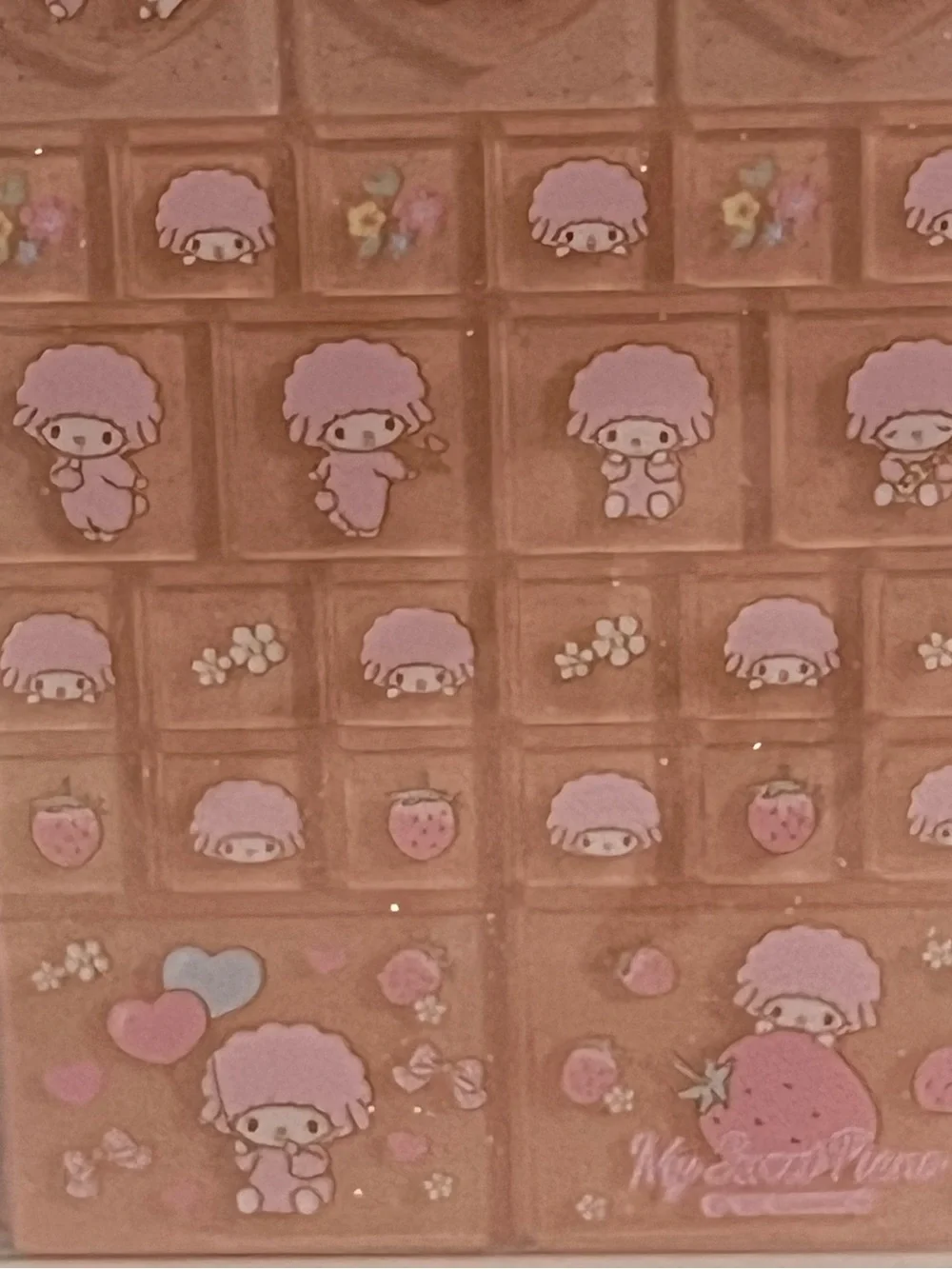My Sweet Piano Tile Sticker Sheet